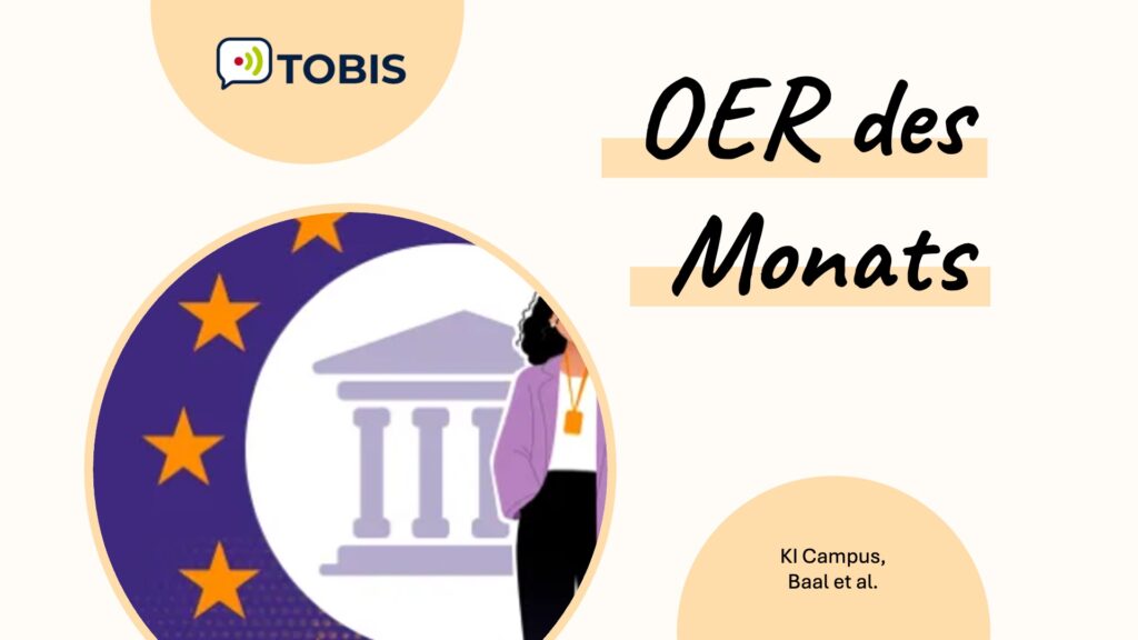 Visualisierung OER des Monats März 26: EU AI Act Essentials - ein Online-Selbstlernkurs des KI-Campus